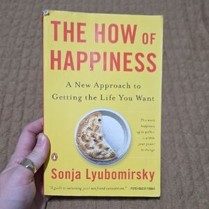 The How of Happiness Book by Sonja Lyubomirsky - Yellow Cover